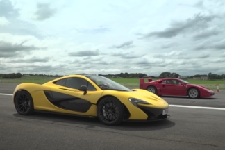 Vídeo: el Ferrari F40 se enfrenta al McLaren P1 en una carrera de aceleración Ferrari F40 vs McLaren P1 carrera de aceleración