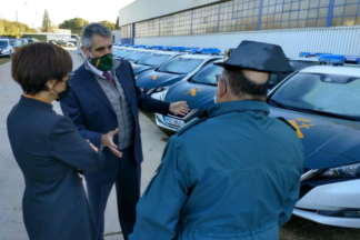 Los nuevos coches de la Guardia Civil son 50 Nissan Leaf Nissan Leaf Guardia Civil
