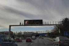 Ayuntamiento Madrid probando lector de matriculas M-30