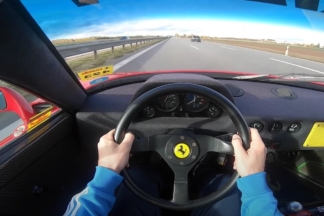 Vídeo: un Ferrari F40 con escape Tubi a fuego en la Autobahn Ferrari F40 escape modificado Tubi vídeo