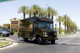 Por qué las furgonetas de reparto de UPS nunca giran a la izquierda Furgoneta de UPS