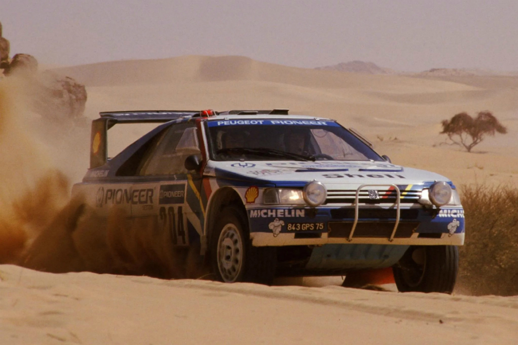 Ari Vatanen en el Dakar de 1988