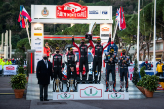 Rallye de Montecarlo 2021: victoria de Ogier, que se convierte en el príncipe de Mónaco podio Rallye de Montecarlo 2021
