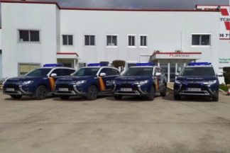 La Policía Nacional añade cuatro Mitsubishi Outlander a su flota Mitsubishi Outlander Policía Nacional