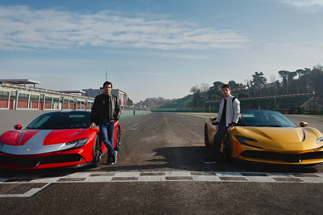 Carlos Sainz Charles Leclerc SF90 Stradale SF90 Spider
