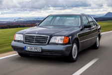 prueba del Mercedes 600 SEL (W140)