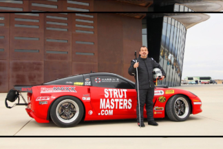 Un piloto ciego intentará establecer un nuevo récord con un Corvette de 800 CV piloto ciego establecer record velocidad corvette