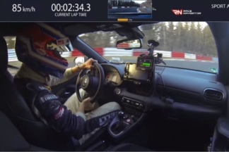 Vídeo: el Toyota GR Yaris completa una vuelta a Nürburgring en 8:14,93 toyota gr yaris vuelta nurburgring