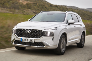 PRUEBA: Hyundai Santa Fe 1.6 T-GDI HEV 230 CV 2WD Tecno Hyundai Santa Fe movimiento delantera