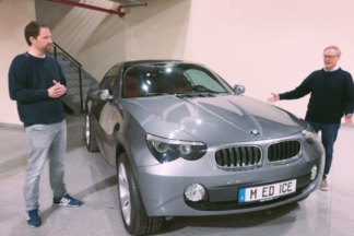 Vídeo: BMW ICE, el prototipo secreto de 2004 que se adelantó al X6 BMW ICE frontal