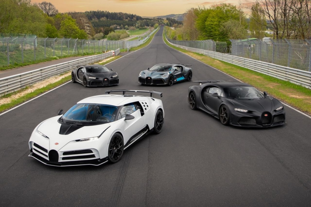 bugatti linea desarrollo nurburgring
