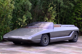Lamborghini Athon, el prototipo descapotable de la ciencia-ficción lamborghini athon tres cuartos