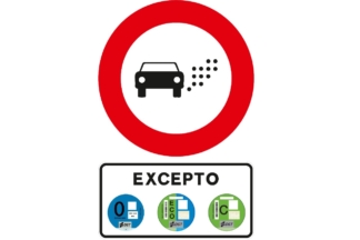 La DGT crea una nueva señal para las Zonas de Bajas Emisiones senal de zona de bajas emisiones