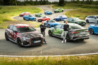 Audi RS 3 Sportback y RS 3 Sedán 2021: primeros teasers oficiales teaser audi rs 3 sportback rs 3 sedan 2021