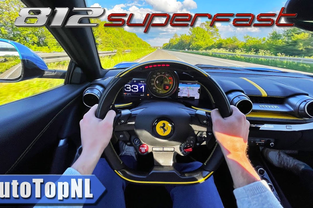 video Ferrari 812 Superfast a 330 km/h en la Autobahn Ferrari 812 Superfast a 330 km/h en la Autobahn