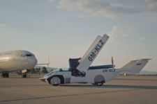 Coche volador Aircar lateral