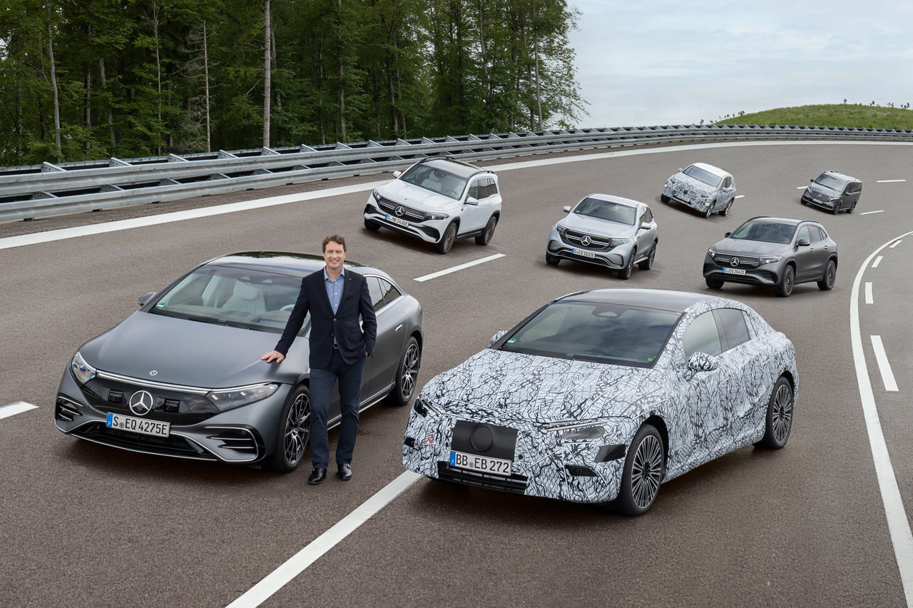 gama de coches eléctricos de Mercedes
