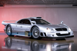 Subastan este Mercedes CLK GTR AMG, un coche de carreras para la calle Mercedes CLK GTR AMG delantera
