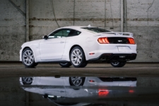 Mustang Ice White coupe trasera
