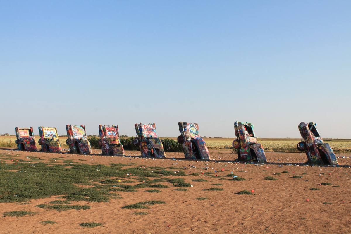 Cadillac Ranch: cuando 10 Cadillac se convierten en una obra de arte ...