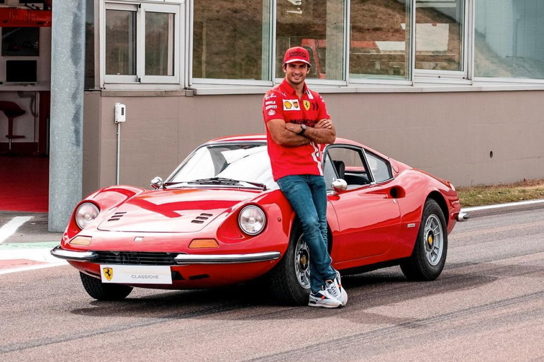 Carlos sainz prueba ferrari dino 246 gt