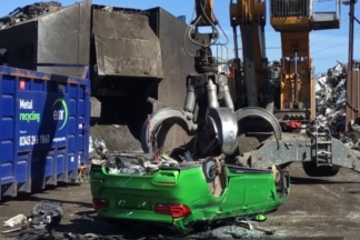 Así desguaza la policía británica un BMW M3 Touring creado con piezas robadas Desguaza BMW M3 Touring