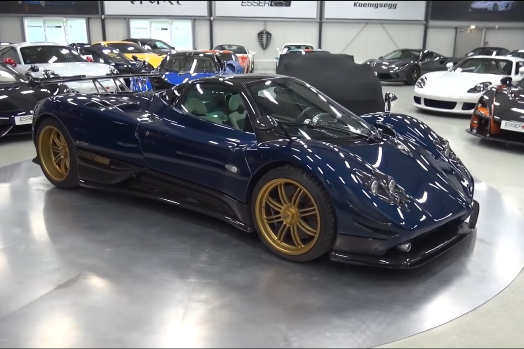 Pagani Zonda F alcanza los 321 km/h en una Autobahn