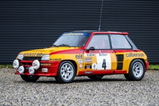 A la venta el primer Renault 5 Turbo homologado para el Grupo 4, con los colores de Calberson Primer Renault 5 Turbo homologado