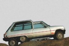 renault 5 6x6 1979