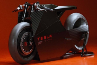 La nueva moto eléctrica Tesla hecha de fibra de carbono moto eléctrica Tesla