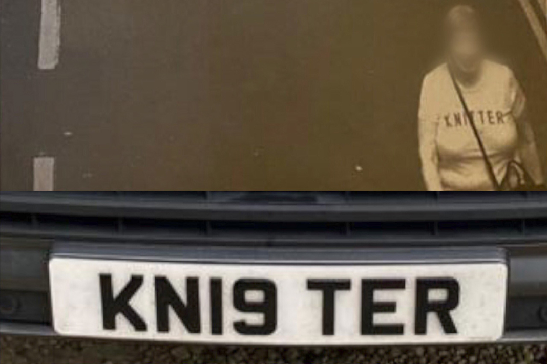 multa radar camiseta peaton matricula