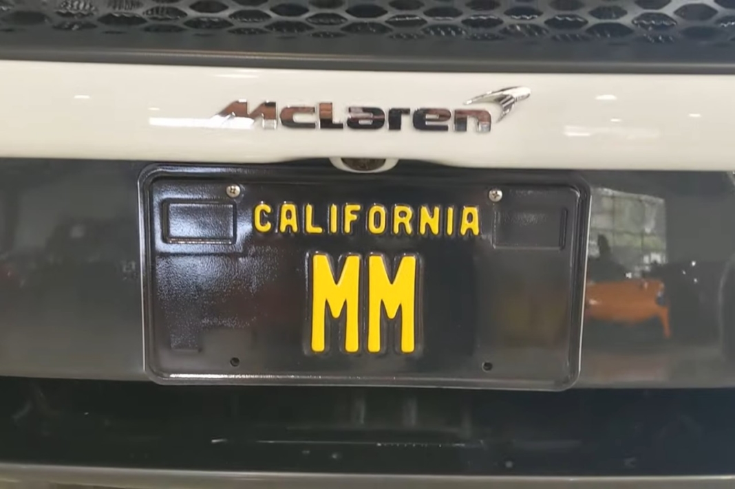 placa de matrícula muy rara por 24,5 millones