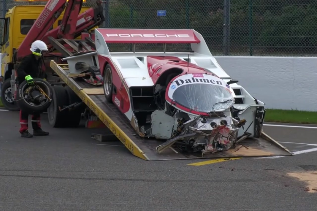Accidente Porsche 962C
