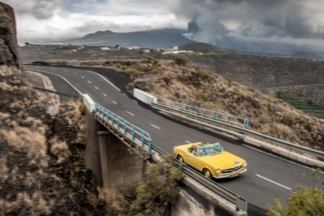 Bespoke Rallies esquiva el volcán Cumbre Vieja en el Grand Tour Canarias Bespoke Rallies volcán Cumbre Vieja