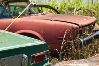 Aparecen unas reliquias antiguas en un coche abandonado reliquias antiguos coche abandonado