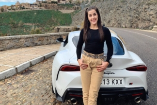 Carolina Marín conduce el nuevo Toyota GR Supra carolina marin toyota gr supra