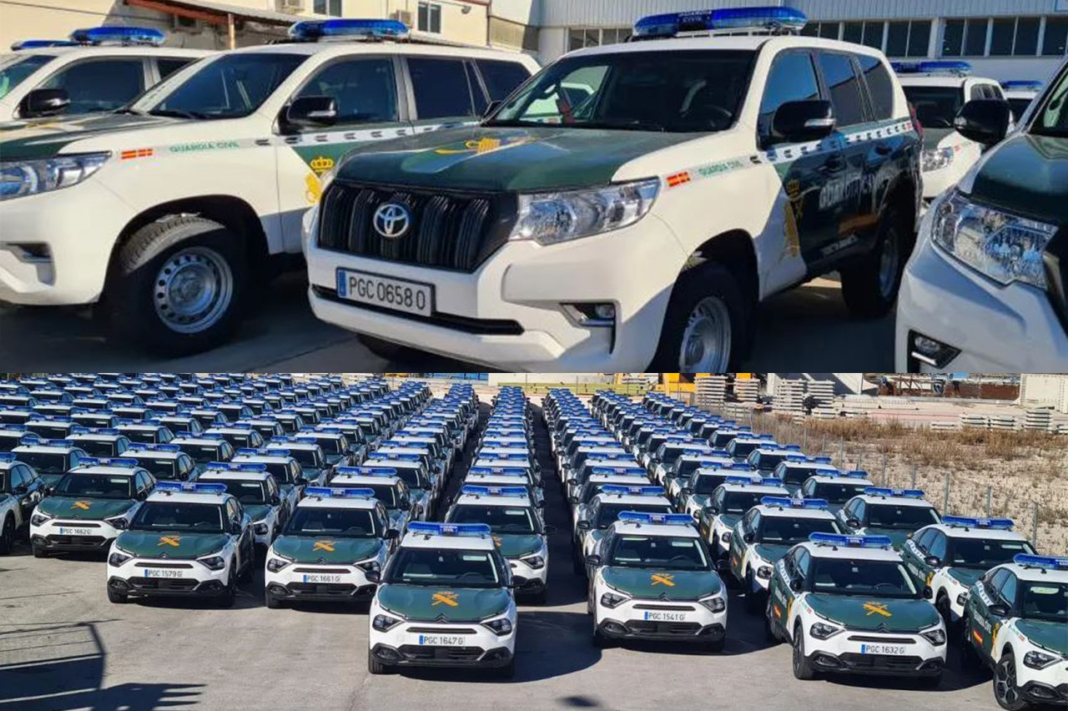 nuevos coches guardia civil