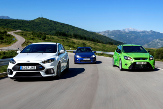 PRUEBA: Ford Focus RS MK1 (2002), MK2 (2009) y MK3 (2015)