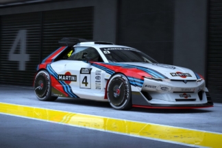 Crean una nueva reinterpretación moderna del mítico Lancia Delta reinterpretación moderna lancia delta