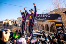 Rallye de Monte Carlo 2022: Sébastien Loeb, el rey, regresa al trono Sébastien Loeb, podio Rallye Monte Carlo 2022