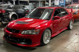 Este Subaru Impreza WRX ha recibido el frontal de un Mitsubishi Lancer EVO subaru impreza wrx frontal mitsubishi lancer evo