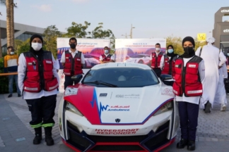 Dubái estrena un Lykan Hypersport para su servicio de ambulancias dubai lykan hypersport ambulancia
