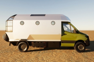 Esta Atrium Camper Van Concept tiene una gigantesca ventana en la parte trasera Atrium Camper Van Concept