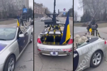 El BMW Serie 6 que han modificado unos ucranianos incluye una ametralladora de combate bmw serie 6 modificado ucrania ametralladora