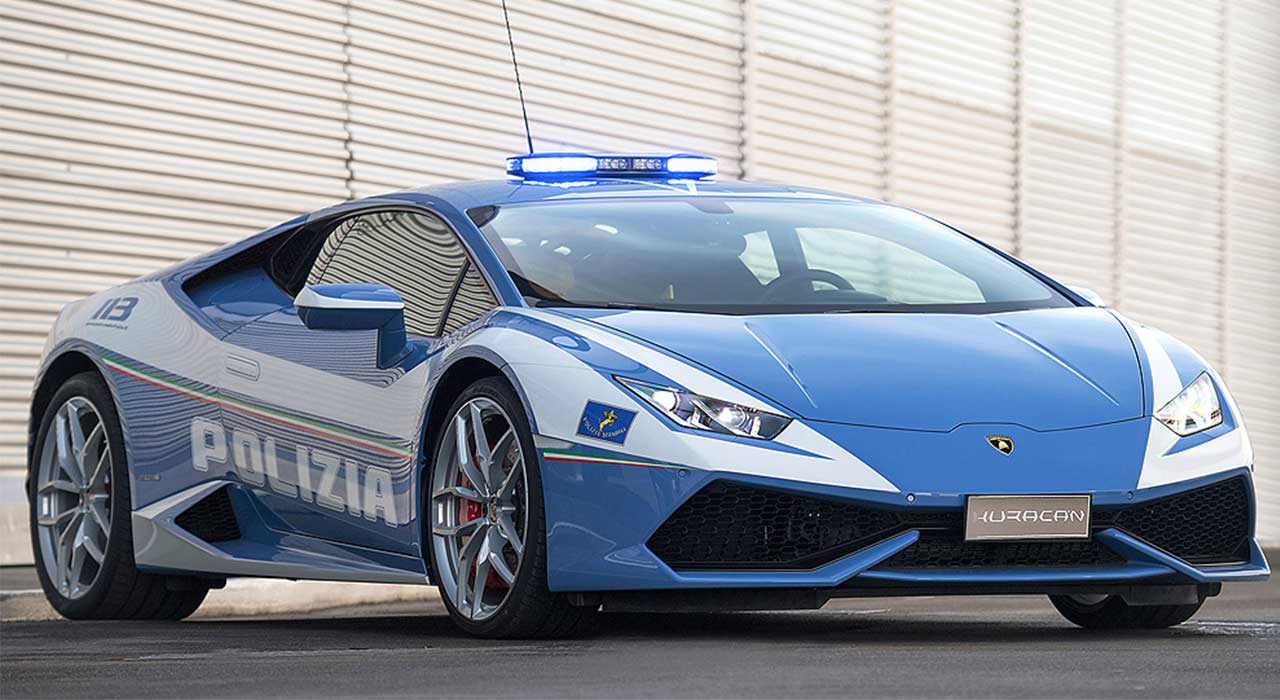 coches deportivos de policía 