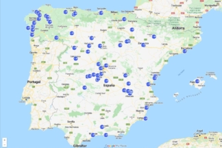¿Dónde están ubicados los radares Veloláser? En este mapa lo puedes ver mapa radares velolaser