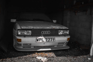 Aparece un Audi Quattro Turbo de 1982 abandonado durante casi 30 años Audi Quattro Turbo 1982 abandonado
