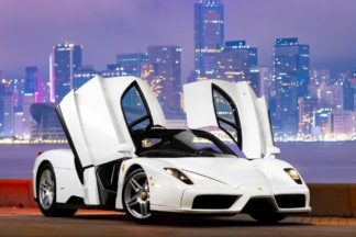 A subasta el único Ferrari Enzo blanco Ferrari Enzo blanco