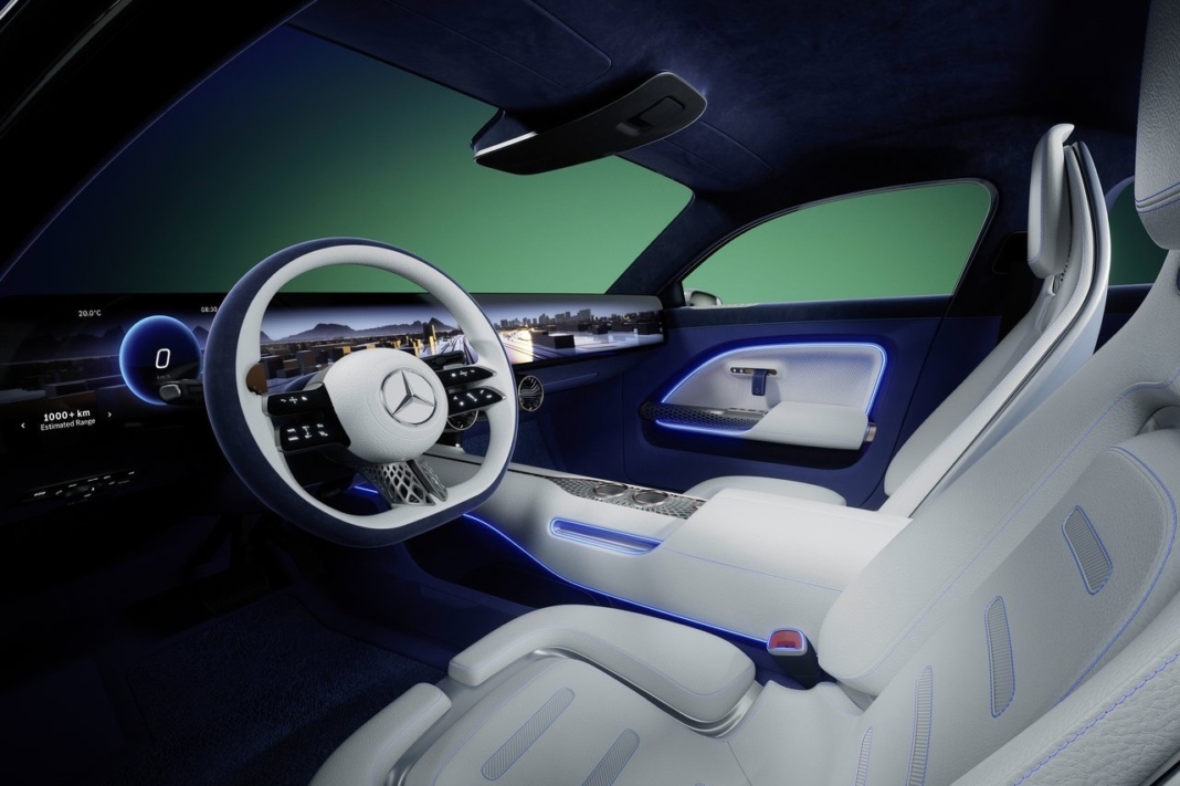 interior vegano Mercedes Vision EQXX interior vegano Mercedes Vision EQXX