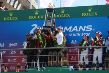El Toyota de Hartley, Buemi y Hirakawa consigue la victoria en las 24 Horas de Le Mans 2022 podio 24 Horas de Le Mans 2022